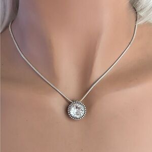 Brighton Twinkle Necklace.  Large crystal necklace necklace shimmers with glam.